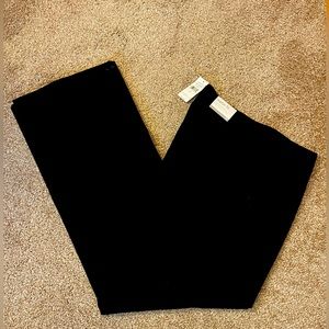 Banana Republic NWTs Martin Fit Black  Dress Slacks. Lined. Wool/ Spandex Blend